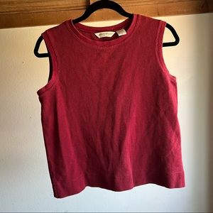 Vintage Eddie Bauer Red Sweater Vest